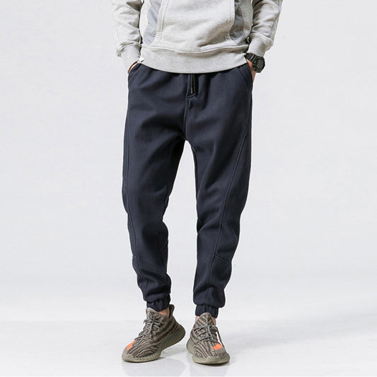 Pantalones Casuales Recortados de Color Sólido para Hombre