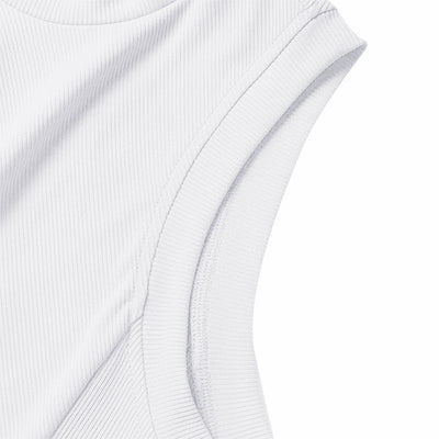 Camiseta Deportiva sin Mangas de Color Sólido para Hombre - Image 22