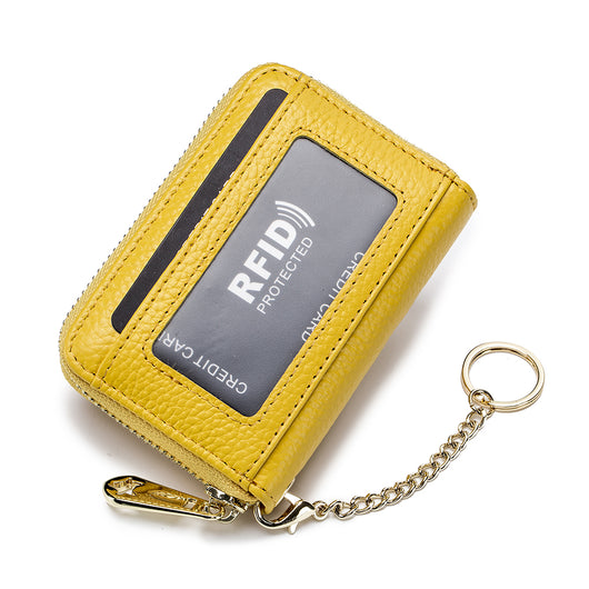 Billetera Compacta de Cuero con Organizador de Tarjetas y Llaves - Image 10