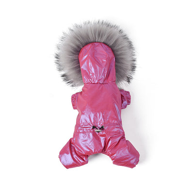 Abrigo Acolchado de Plumas para Perros - Ropa de Invierno - Image 10