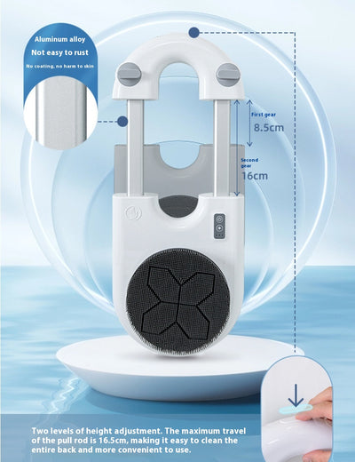 Cepillo Eléctrico de Baño Montado en Pared para Masaje Corporal - Image 11