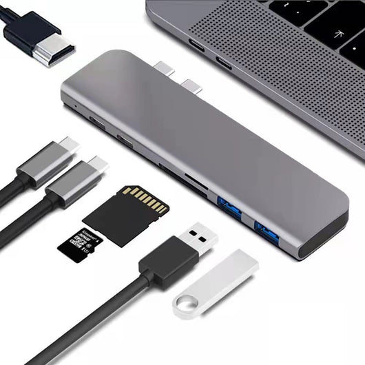 Adaptador USB-C 7 en 1 con HDMI 4K para Laptop - Image 5