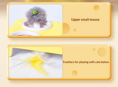 Casa Inteligente 3 en 1 para Gatos con Juguetes Interactivos - Image 9