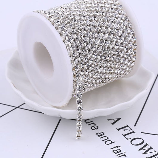 Cadena de Diamantes de Pedrería para Joyería de Disfraz DIY - Image 7