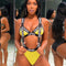 Bikini Liso para Mujer - Traje de Baño Clásico