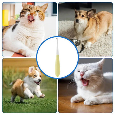 Cepillo Dental para Gatos y Perros Pequeños - Cuidado Bucal Seguro con Mango Antideslizante - Image 4