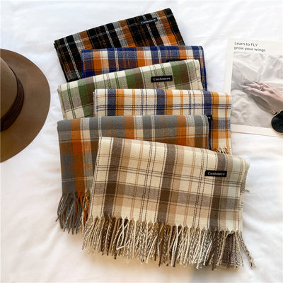 Bufanda Larga de Cachemira Fina para Otoño e Invierno Unisex - Image 15