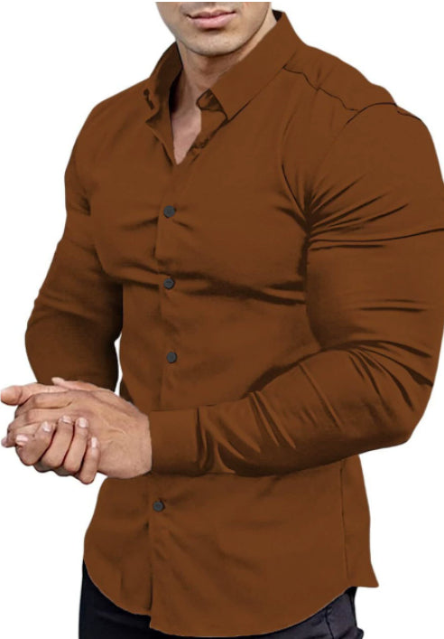 Polo Ejecutivo sin Planchado - Diseño Liso y Versátil - Image 9