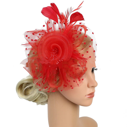 Diadema de Novia Elegante con Malla Billycock - Image 23