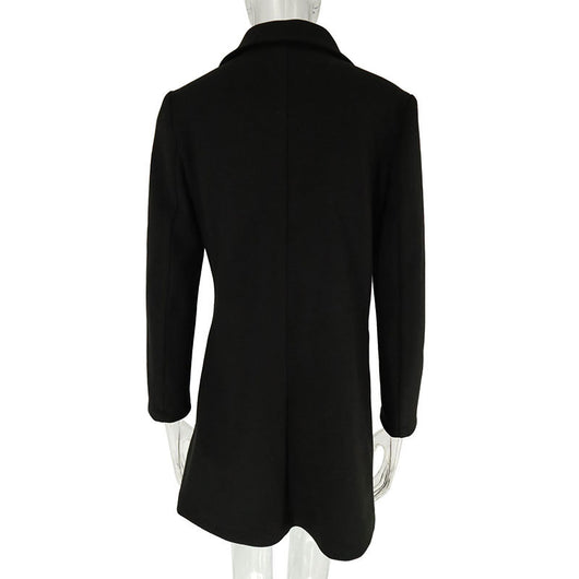 Abrigo Trench Ajustado con Cuello Sastre para Mujer - Image 26