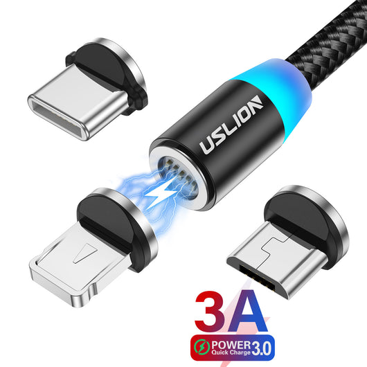Cable de Carga Rápida Magnético 3 en 1 - Image 3