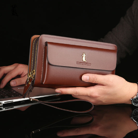 Billetera de Negocios para Hombre con Cierre de Cremallera - Image 2