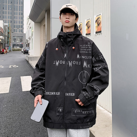 Chaqueta Estilo Coreano para Béisbol Hombre Diseño Versátil Estampado - Image 7