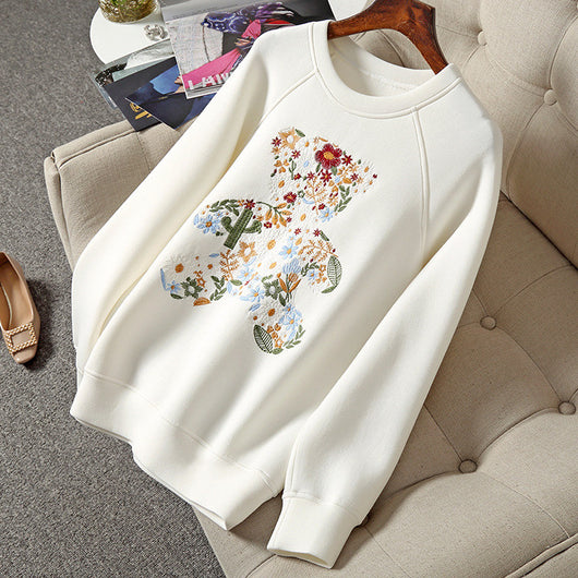 Suéter de Algodón Estampado Oso Espacial para Mujer - Image 5