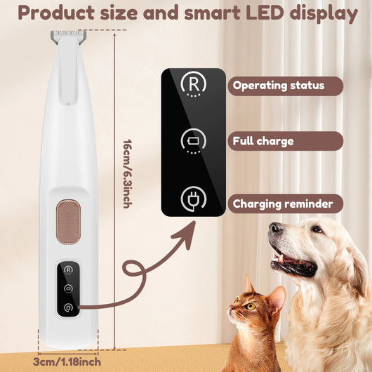 Cortauñas para Perros con Luz LED y Pantalla Digital - Resistente al Agua - Image 3