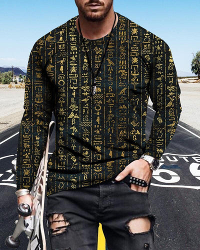 Camiseta Hombre Cuello Redondo Ajustada con Estampado de Letras - Image 6