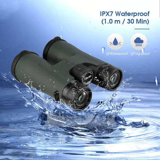 Binoculares Portátiles 12x50 Impermeables IPX7 SA203 - Image 5