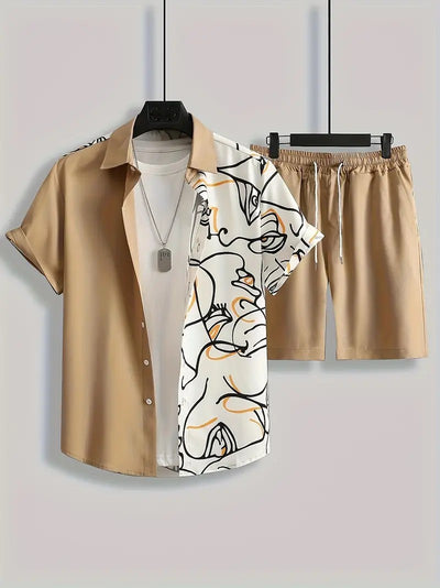 Conjunto Casual Estampado Animal - Playera y Shorts - Image 7