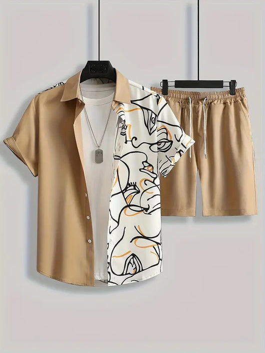 Conjunto Casual Estampado Animal - Playera y Shorts - Image 7