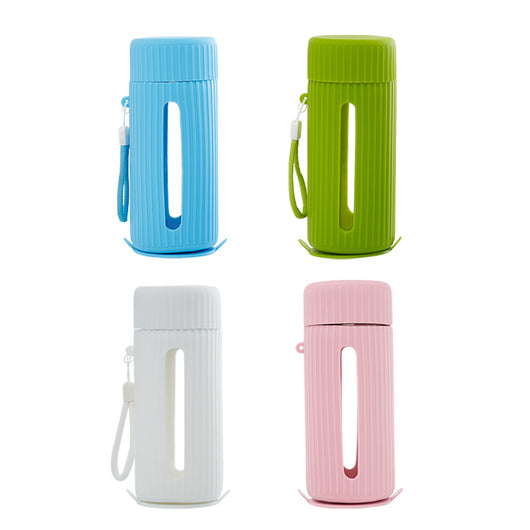Vaso de Agua de Doble Capa con Funda de Silicona Antiroturas - Image 4