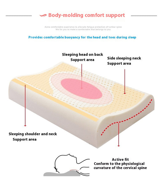 Almohada de Látex Infantil Ergonómica para Guardería y Preescolar - Image 21