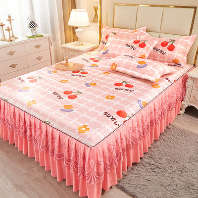 Juego de Cama de 3 Piezas con Sábana Bajera de Fibra Viscosa Premium - Image 24