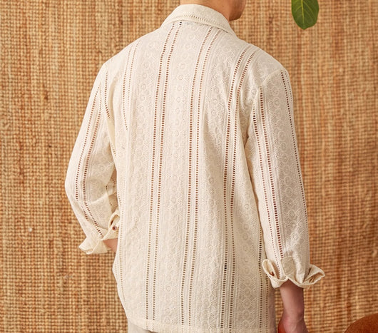 Camisa de Algodón Manga Larga - Estilo Versátil - Image 15