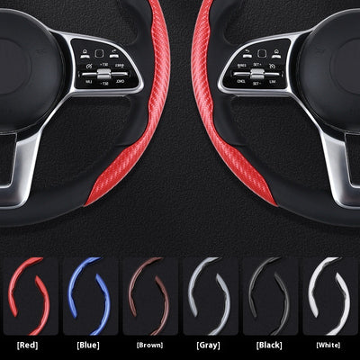 Funda para Volante de Gamuza Absorbente con Patrón Fibra de Carbono - Image 2