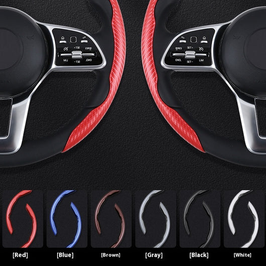 Funda para Volante de Gamuza Absorbente con Patrón Fibra de Carbono - Image 2