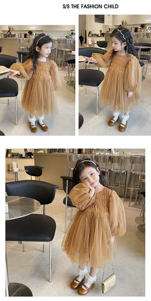 Vestido de Malla Elegante para Niña - Image 22