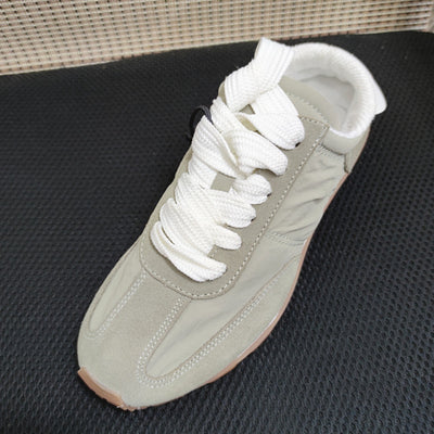 Zapatos Estilo Dad Beige con Costuras Retro - Comodidad Suave - Image 11