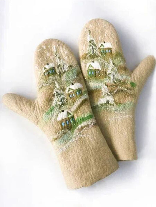 Guantes Navideños Térmicos Impresos para Invierno - Image 10