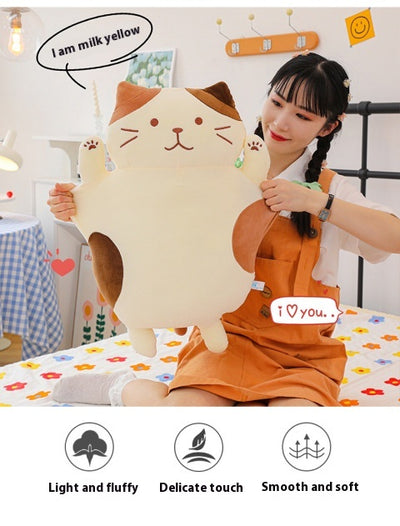 Peluche Gato de Queso Gigante - Almohada Suave para Dormir - Image 28