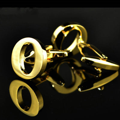 Gemelos de Letras Chapados en Oro 14K A-Z - Image 13