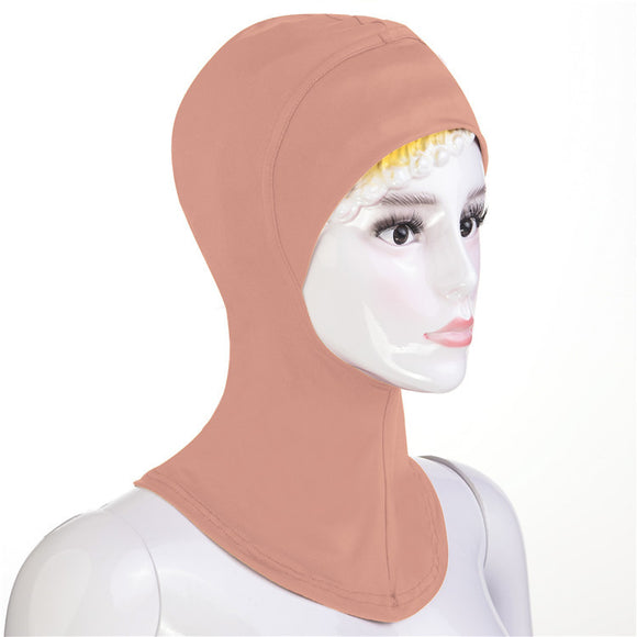 Gorro Interno Musulmán Suave con Cobertura de Cuello