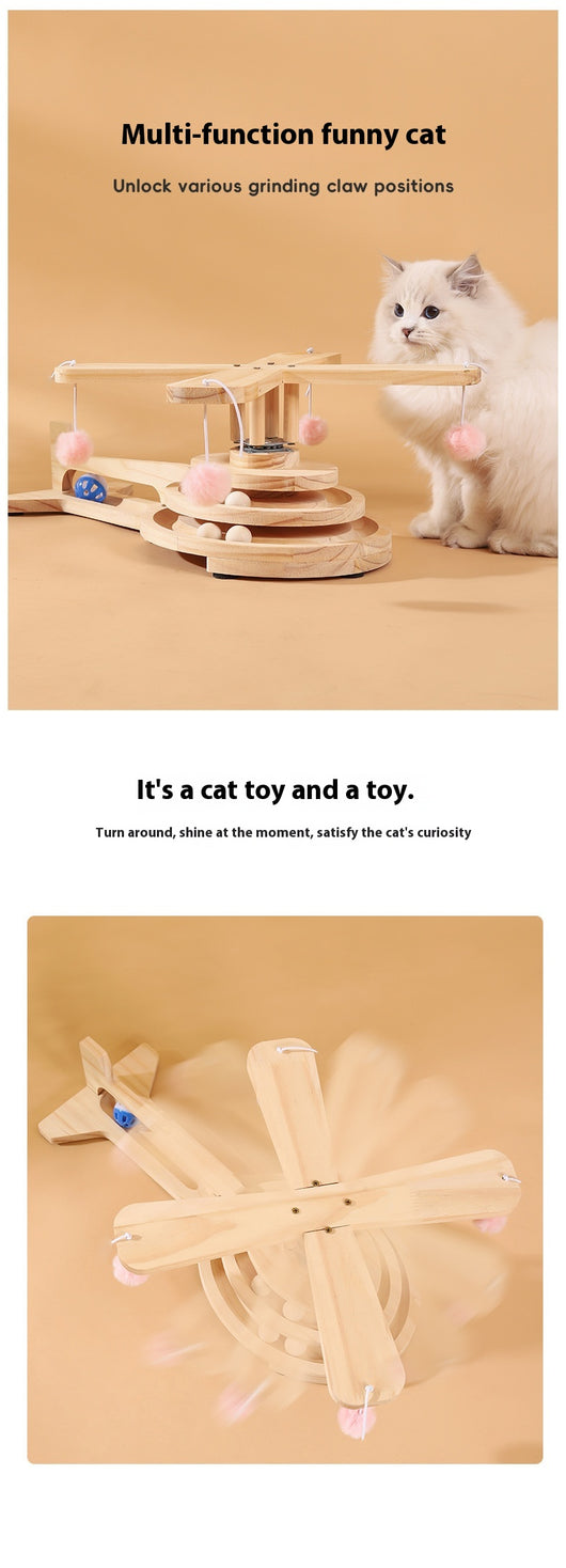 Juguete Interactivo Giratorio para Gatos con Pelota de Entretenimiento - Image 17
