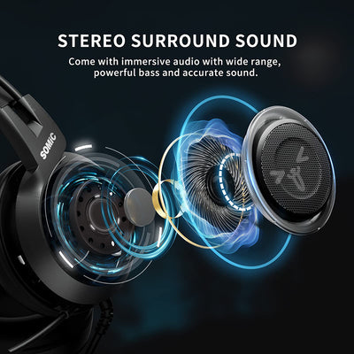 Auriculares Gaming con Micrófono Ajustable para PC - Image 13