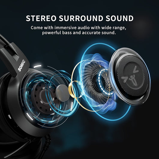 Auriculares Gaming con Micrófono Ajustable para PC - Image 13
