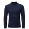 Camiseta Manga Larga Cuello Alto Slim Fit Hombre - Básico Texturizado