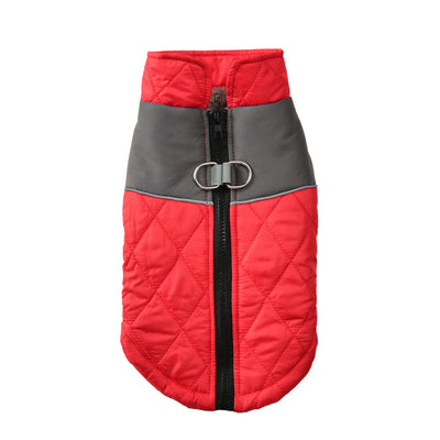 Traje de Esquí Acolchado Impermeable con Diseño Geométrico y Forro Térmico - Image 4