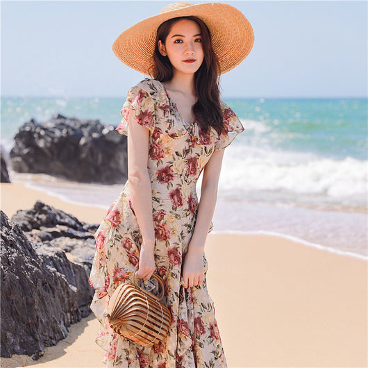 Vestido Asimétrico Plisado para Mujer - Perfecto para Verano - Image 10