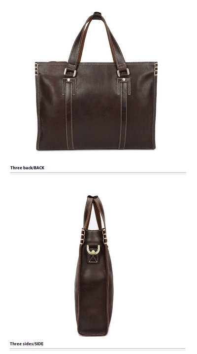 Bolsa Mensajera de Cuero Vacuno Engrasado Premium - Image 11