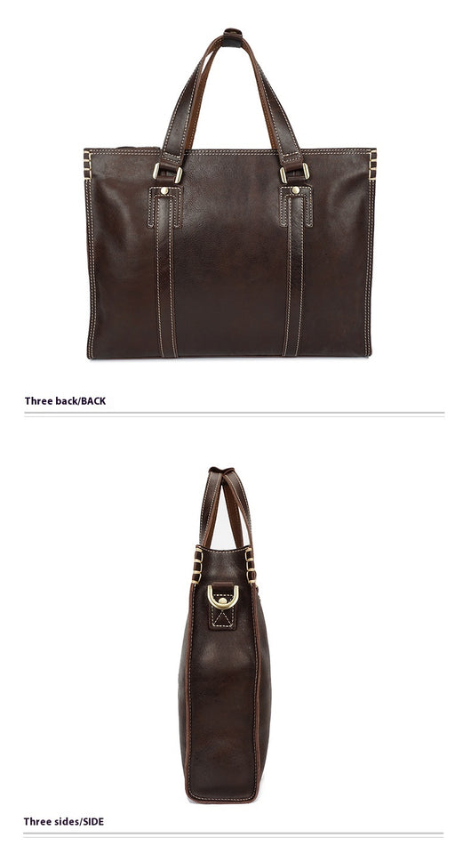 Bolsa Mensajera de Cuero Vacuno Engrasado Premium - Image 11