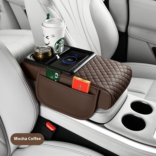Caja Organizadora para Auto con Carga Inalámbrica Rápida y Soporte para Bebidas - Image 10