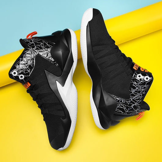 Zapatillas de Baloncesto Blancas Altas para Hombre - Image 7