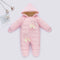 Conejo Rosa Con Bolsillo Talla Mediana (10 Meses)