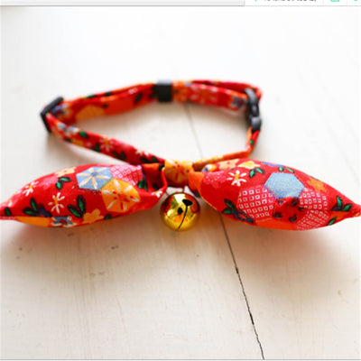 Collar Festivo para Mascotas con Lazo y Campana - Gato, Cachorro y Conejo - Image 17
