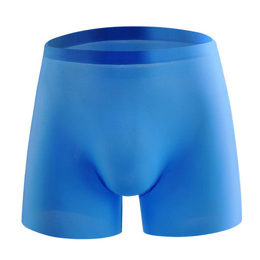 Calzoncillos Tipo Bóxer de Seda Helada con Diseño 3D en la Entrepierna - Image 11