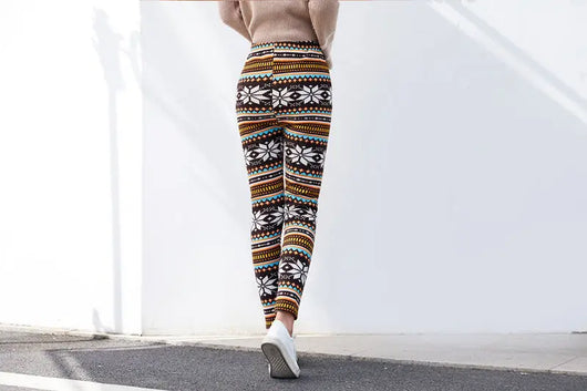 Leggings Térmicos Copo de Nieve con Lana de Cordero - Cintura Alta Elástica - Image 8
