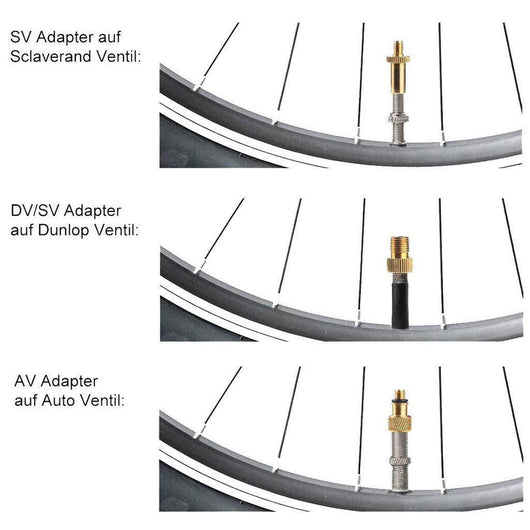 Kit Adaptadores Válvula Bicicleta 24 Piezas - Compatible DV/SVAV - Image 20